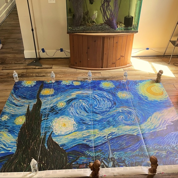 VAN GOGH Starring Night 4 Piece Wall ART - Picture 1 of 12